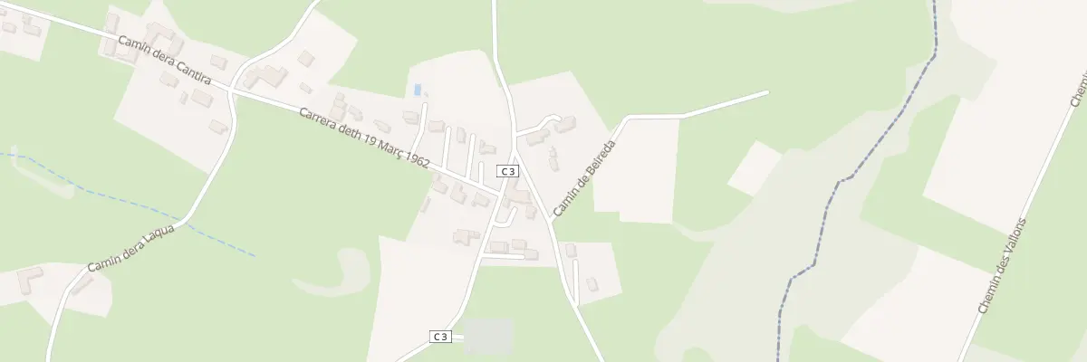 Plan du 20A Che Via de Tarba à Visker