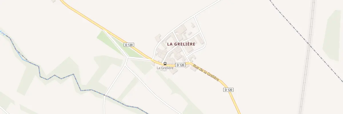 Plan du 102 Rue de la Grelière à Linars