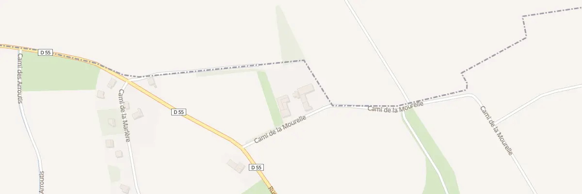 Plan du 24 Cami de la Mourelle à Lafitole