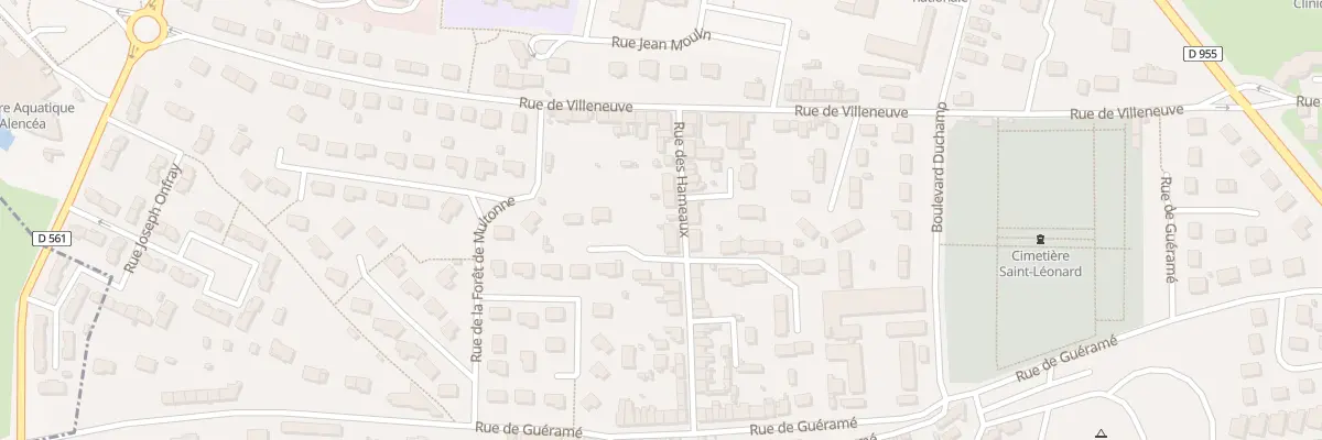 Plan du 37 Rue des Hameaux à Alençon