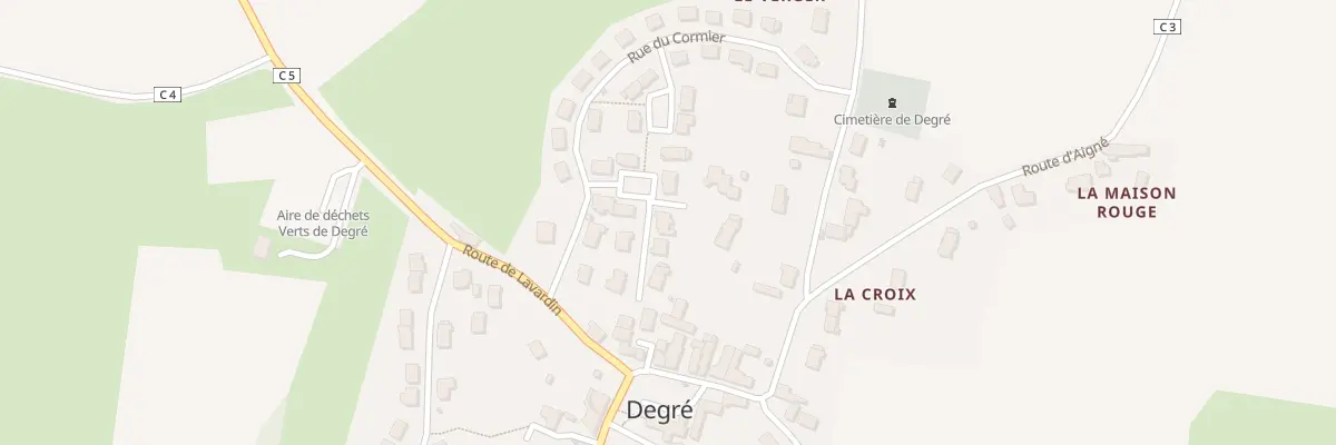 Plan du 1 Imp des Ormeaux à Degré