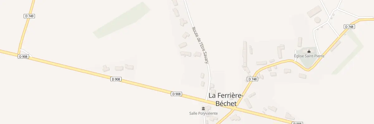 Plan du 11 Rte de l’Etre Savary à La Ferrière-Béchet