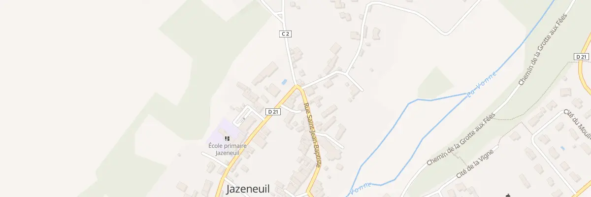 Plan du 3 Rue du Vieux Château à Jazeneuil