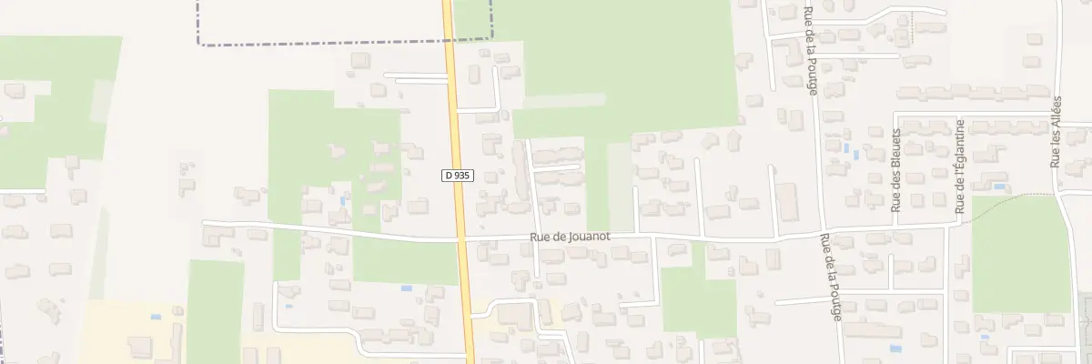 Plan du 9001 Rue du Bosquet à Bazet