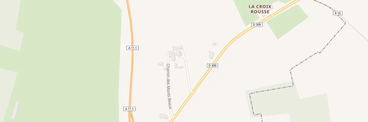 Plan du 85 Rte du Mans à Louplande