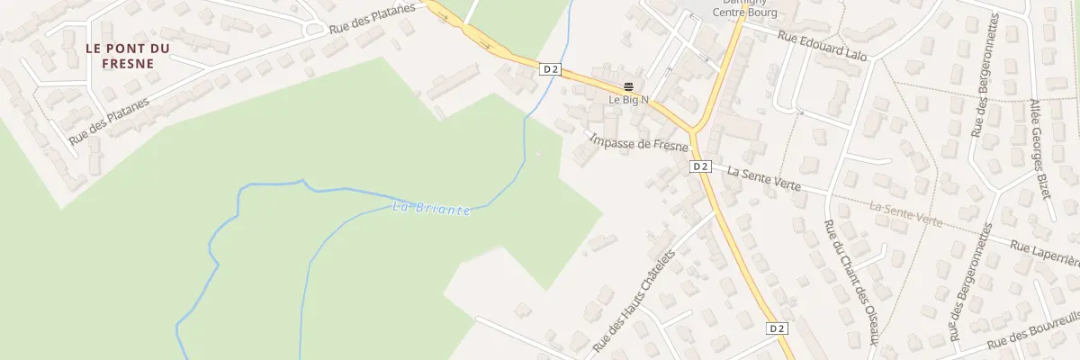 Plan du 7 Imp du Fresne à Damigny