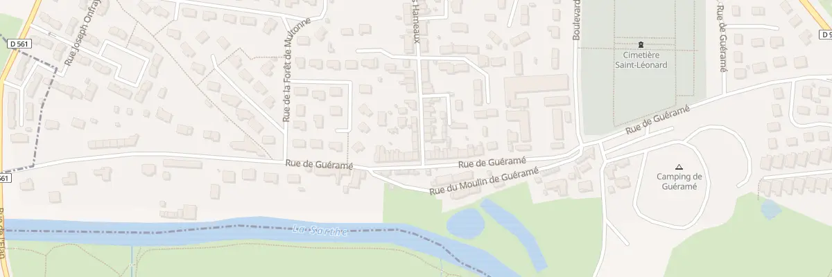 Plan du 5 Rue des Hameaux à Alençon