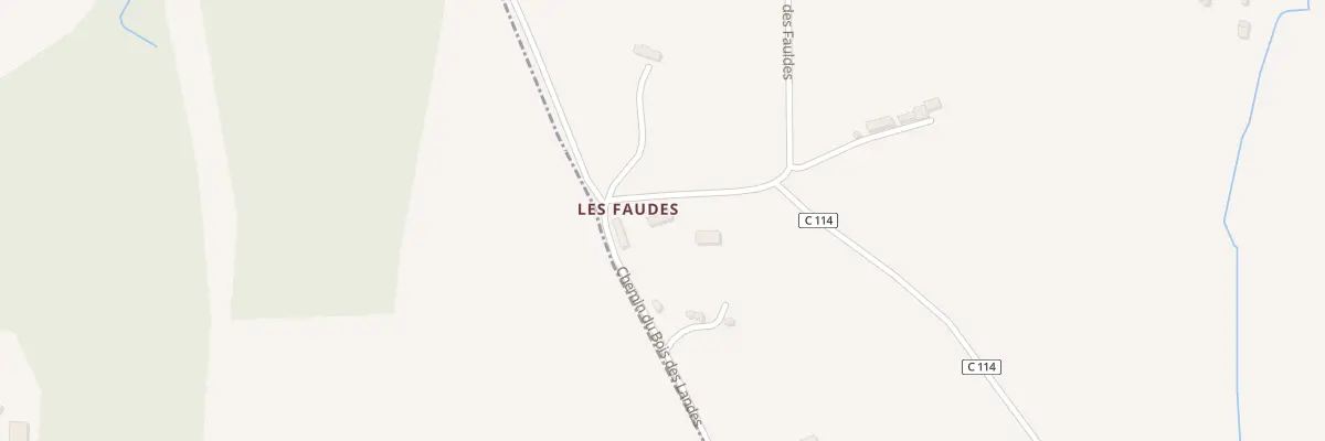 Plan du 5045 Chemin des Fauldes à Glanville