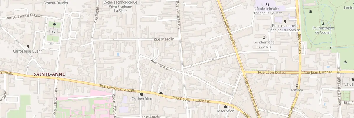 Plan du 5 Rue Victor Hugo à Tarbes
