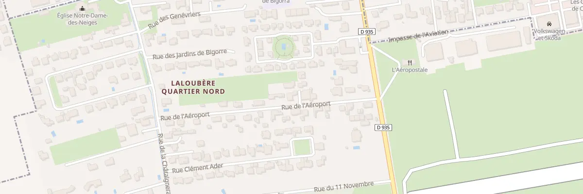 Plan du 11 Rue de l’Aeroport à Laloubère