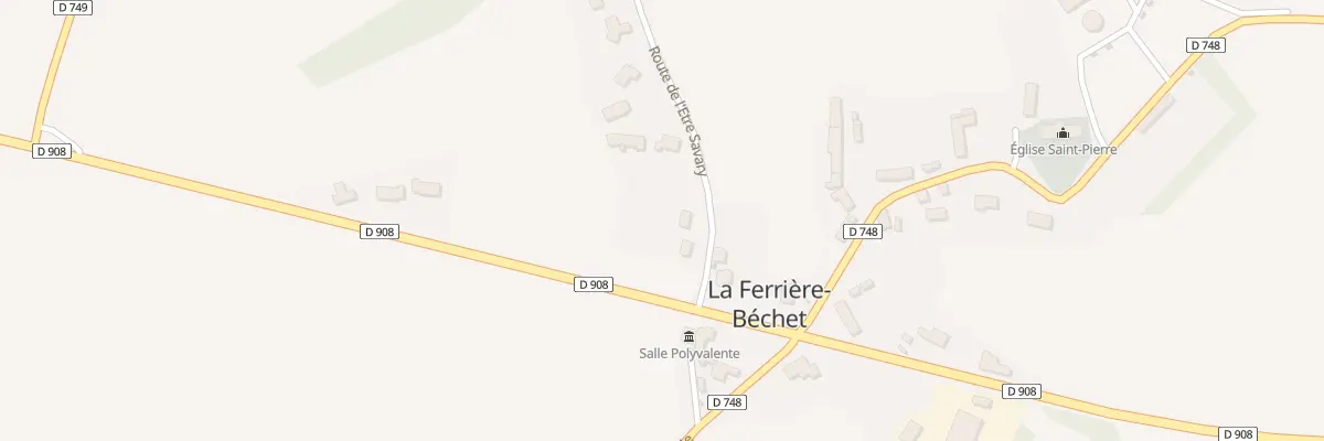 Plan du 83 Le Moulin de Bas à La Ferrière-Béchet