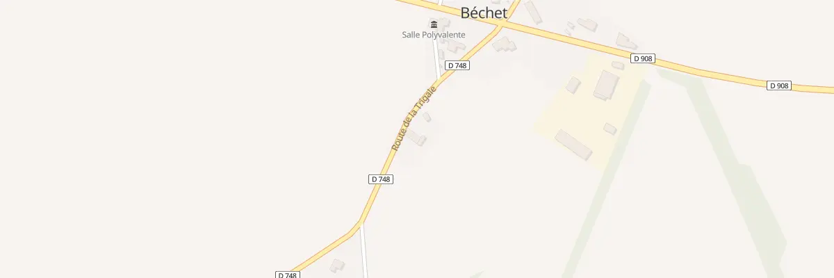 Plan du 3 Rte de la Trigale à La Ferrière-Béchet