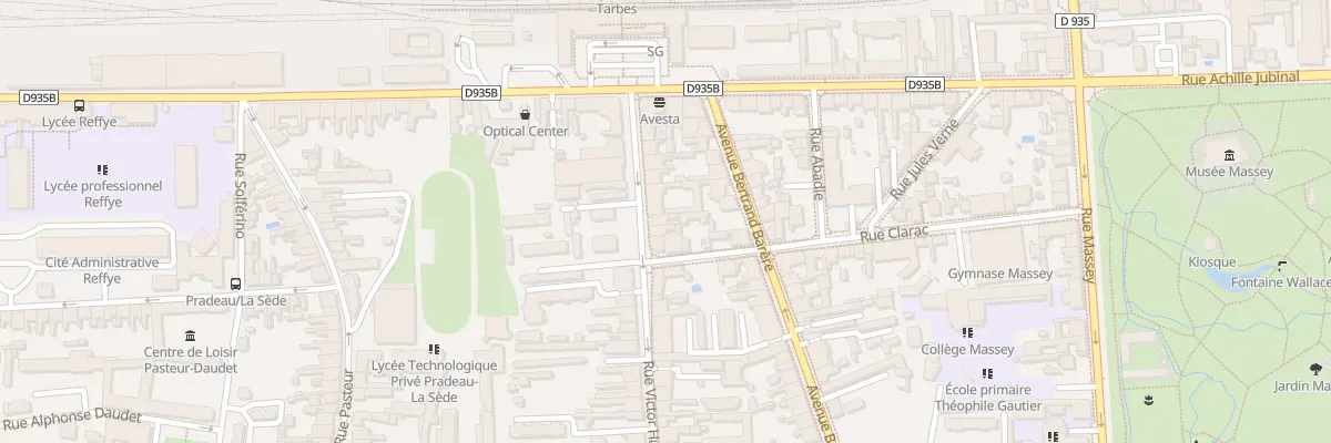 Plan du 54 Rue Victor Hugo à Tarbes