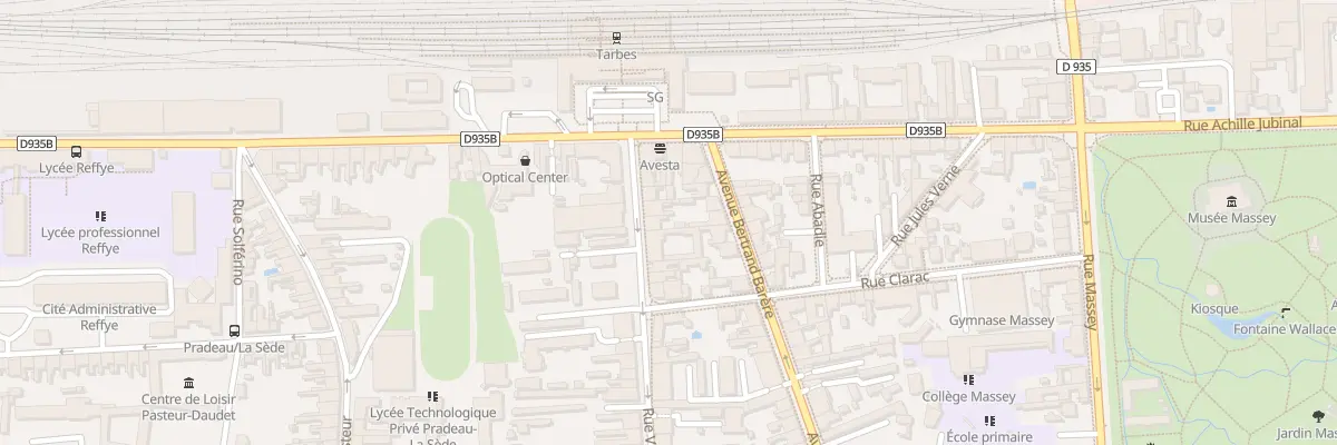 Plan du 58 Rue Victor Hugo à Tarbes