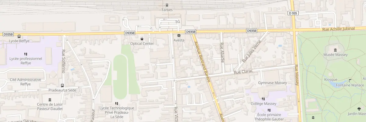 Plan du 56 Rue Victor Hugo à Tarbes