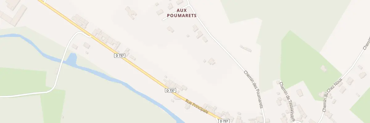 Plan du 231 Che des Poumarets à Vouharte