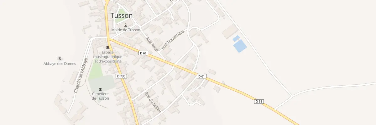 Plan du 7 Rte de Ligné à Tusson