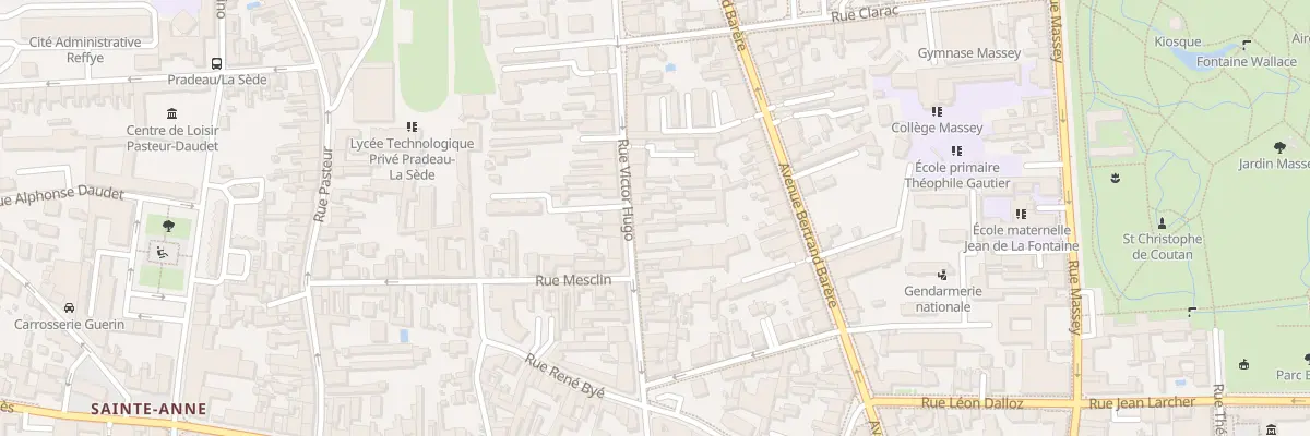 Plan du 30 Rue Victor Hugo à Tarbes