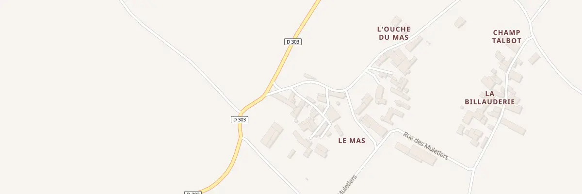Plan du 5067 Le Mas à La Magdeleine
