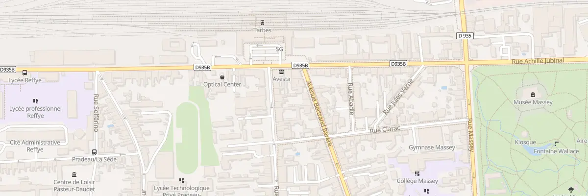 Plan du 60 Rue Victor Hugo à Tarbes