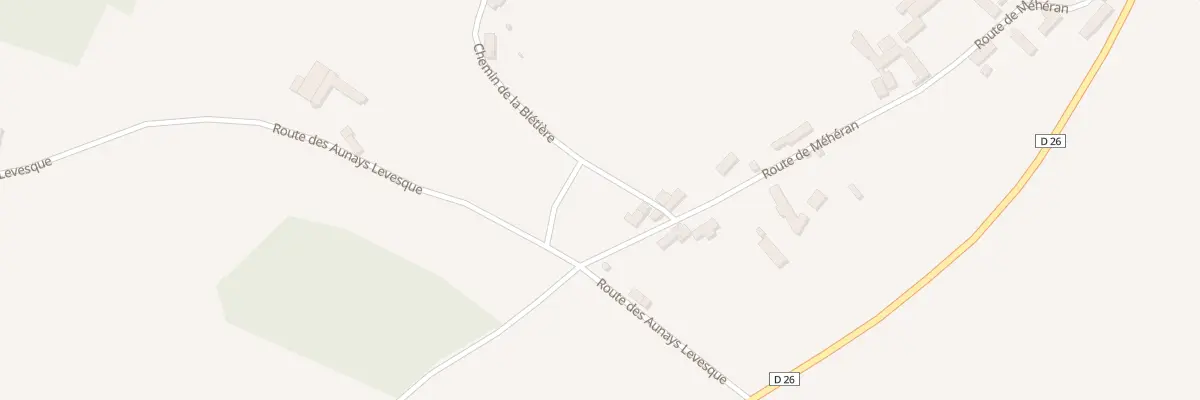 Plan du 18 Rte de Méhéran à Mortrée