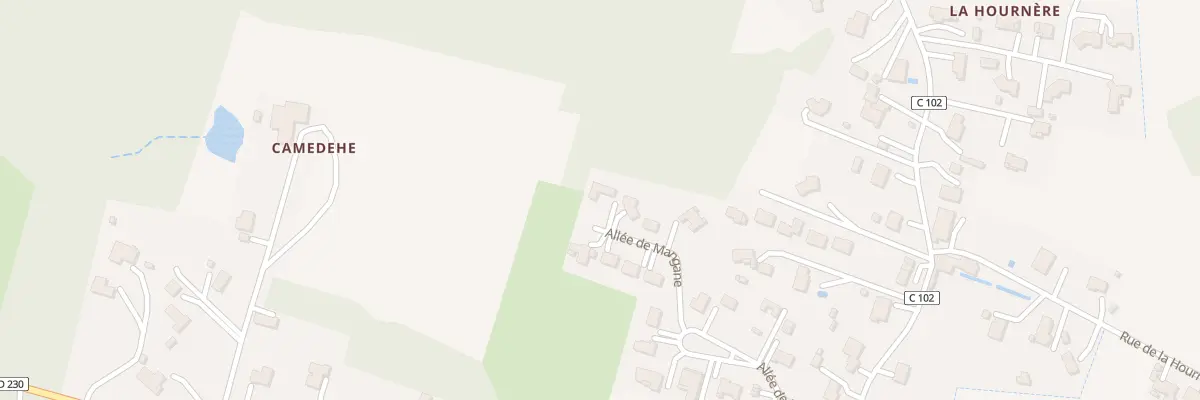 Plan du 340 All de Mangane à Casteljaloux
