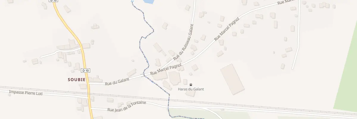 Plan du 22 Rue Marcel Pagnol à Ménesplet