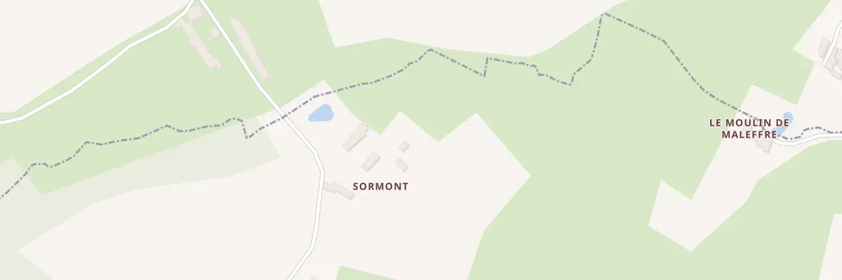 Plan du 3 Sormont à Bérus