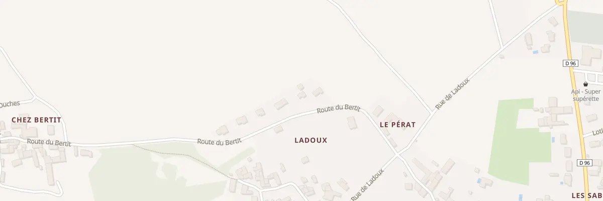 Plan du 170 Rte du Bertit à Marsac