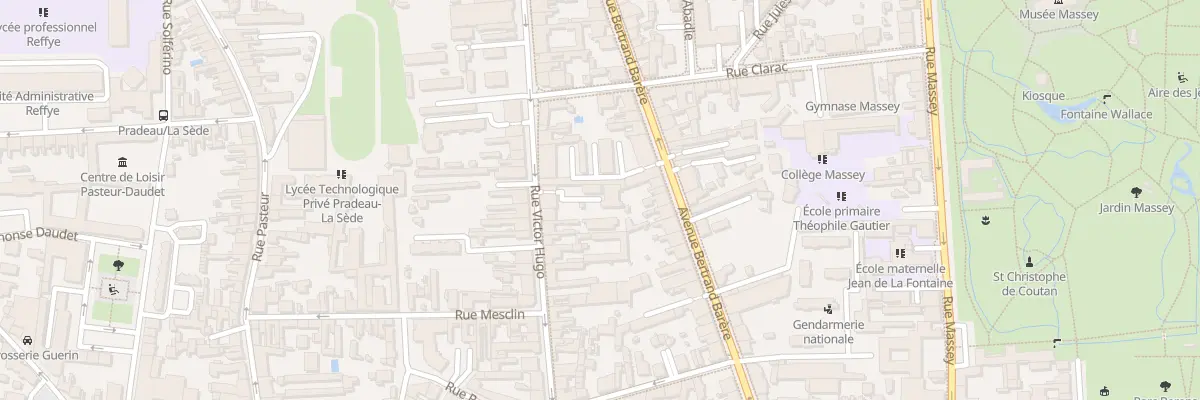 Plan du 38 Rue Victor Hugo à Tarbes