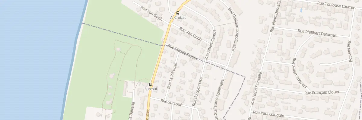 Plan du 10 Rue La Pérouse à Sainte-Adresse