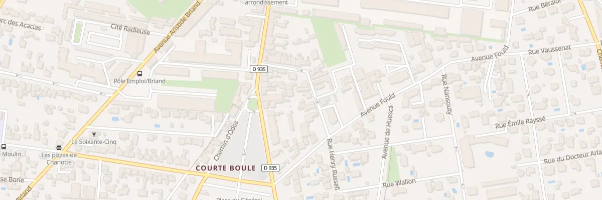 Plan du 12 Rue de la Verrerie à Tarbes