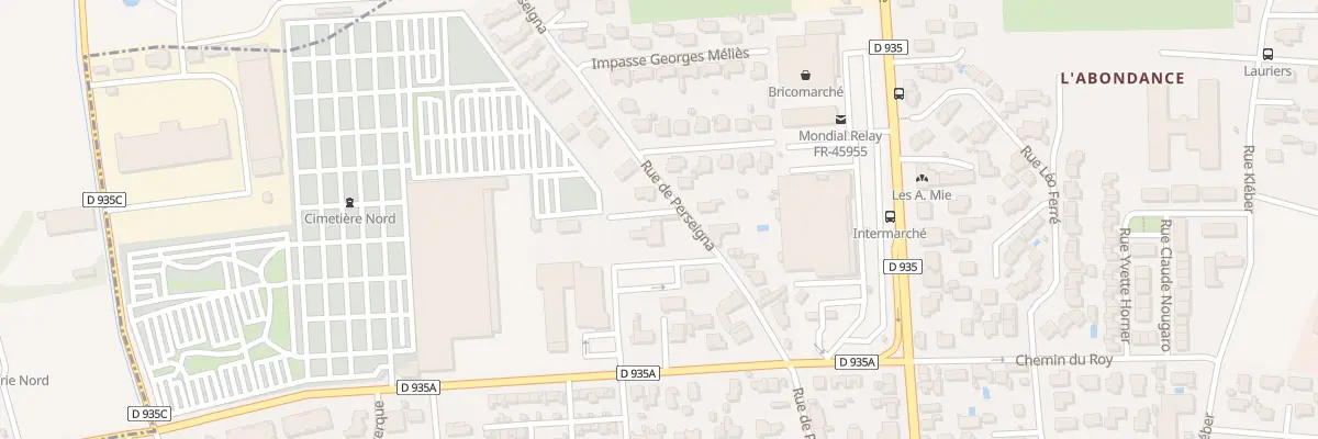 Plan du 33T Rue de Perseigna à Tarbes