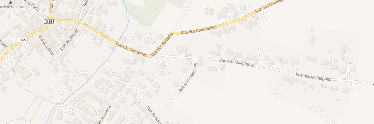 Plan du 2 Rue Jean Mabileau à Brain-sur-Allonnes