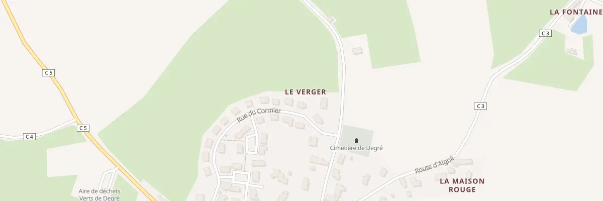 Plan du 21 Rue du Cormier à Degré