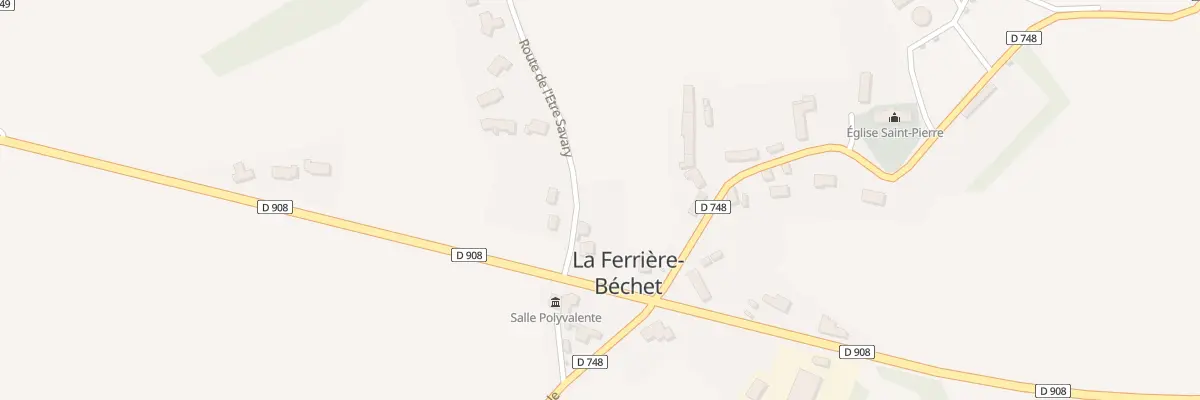 Plan du 4 Rte de l’Etre Savary à La Ferrière-Béchet
