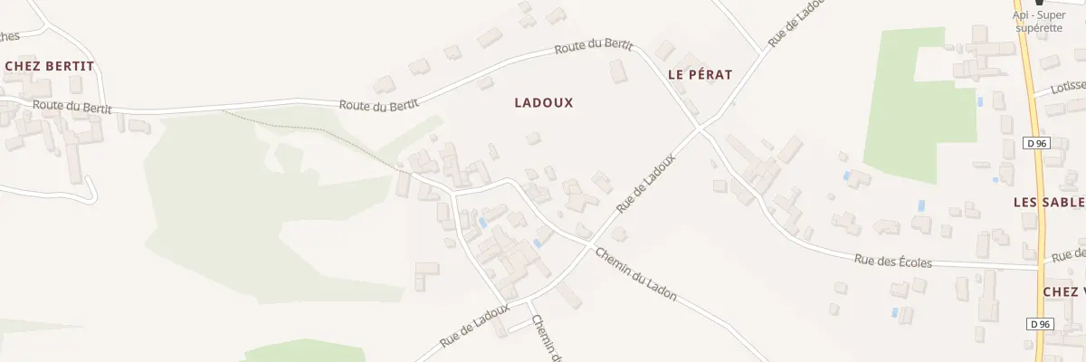Plan du 92 Rue du Lavoir à Marsac
