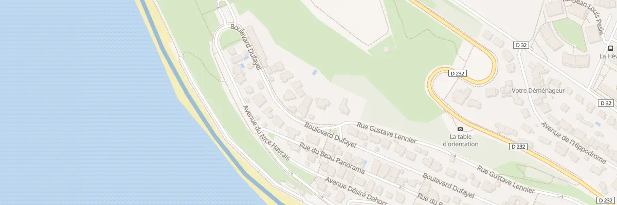 Plan du 66 Bd Dufayel à Sainte-Adresse