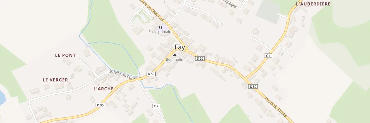 Plan du 11 Rue principale à Fay