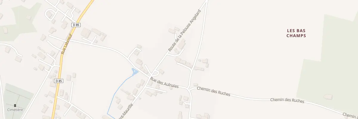 Plan du 2 Rte de la Pelouse Angelard à Brain-sur-Allonnes