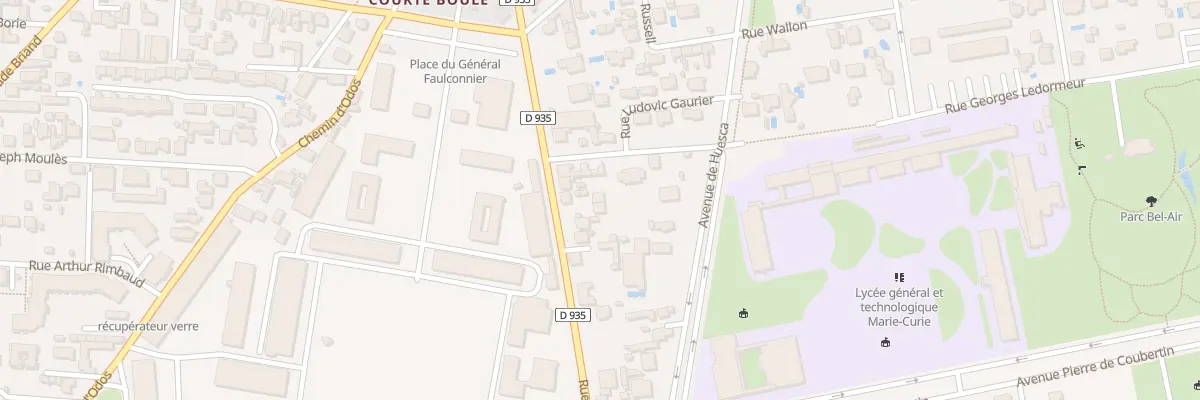 Plan du 17 Rue Carnot à Tarbes