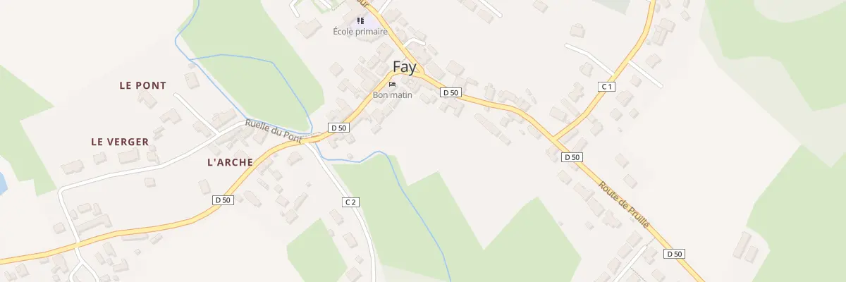 Plan du 7 Rue principale à Fay