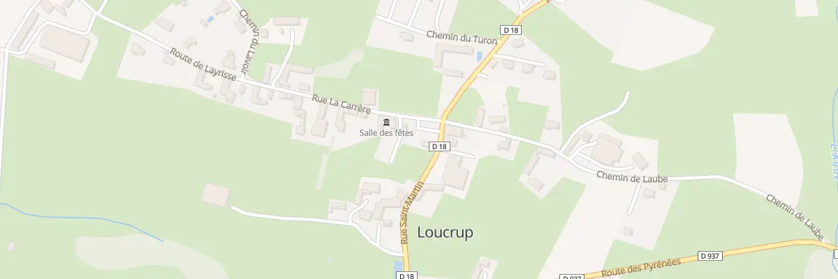 Plan du 2 Rue St Martin à Loucrup