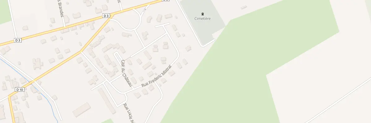 Plan du 14 Rue Frederic Mistral au Pizou