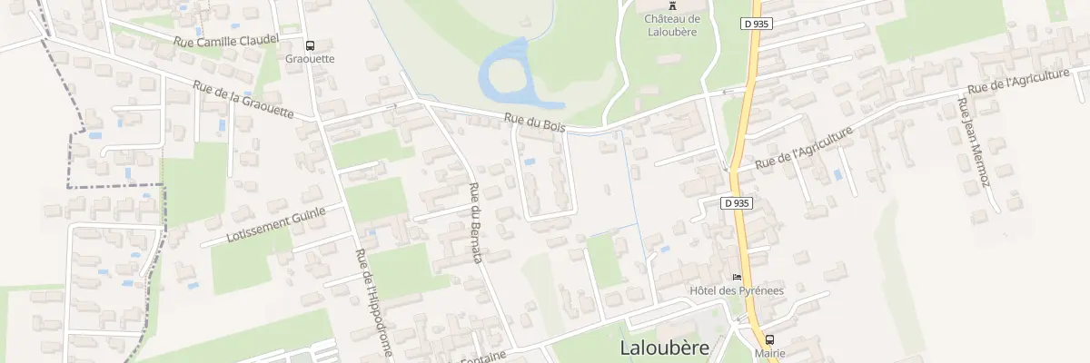 Plan du 2B Rue du Bois à Laloubère