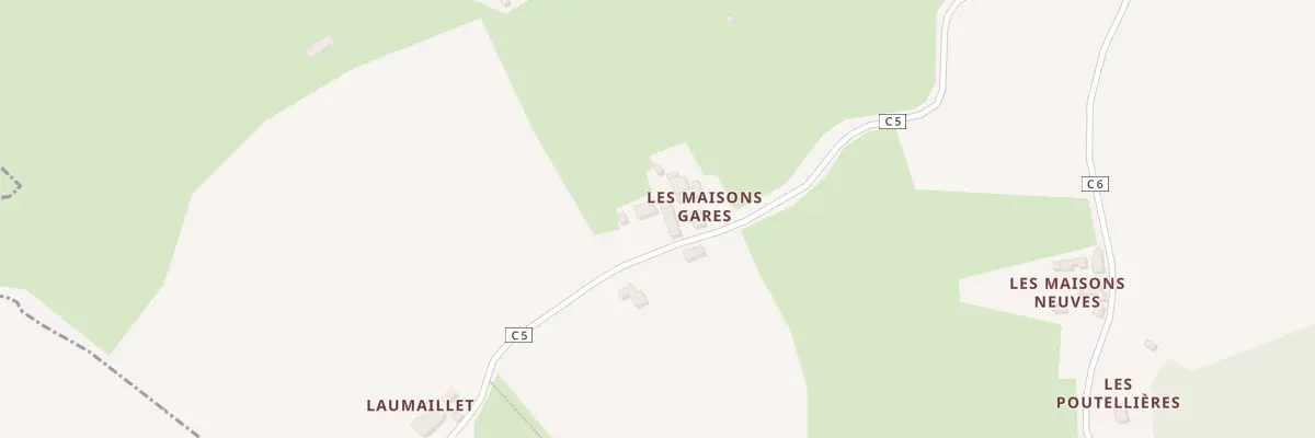 Plan du 8 Rte de Mézieres sous Lavardin au Tronchet