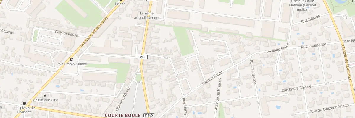 Plan du 17 Rue de la Verrerie à Tarbes