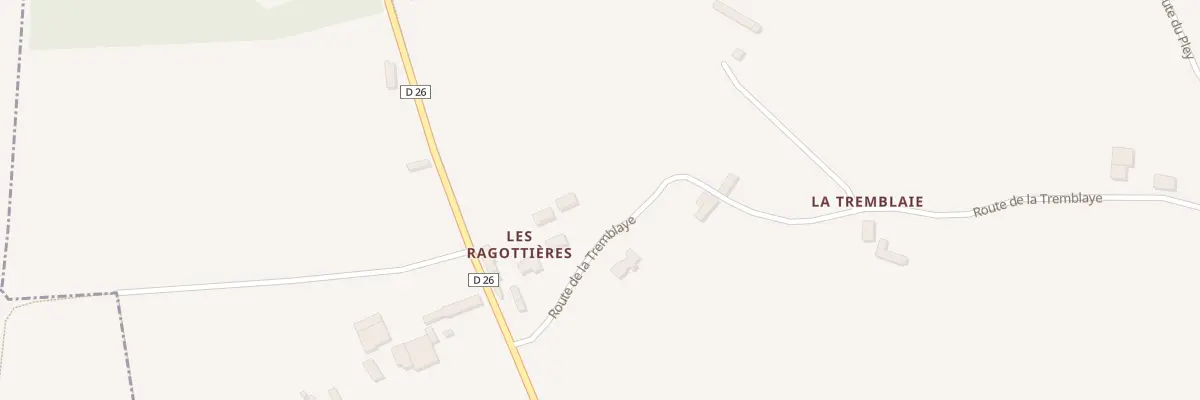 Plan du 8 Rte de la Tremblaye à Écouves
