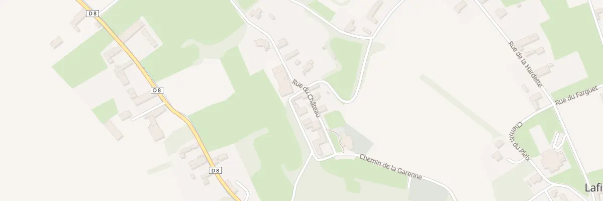 Plan du 17 Rue du Chateau à Lafitole