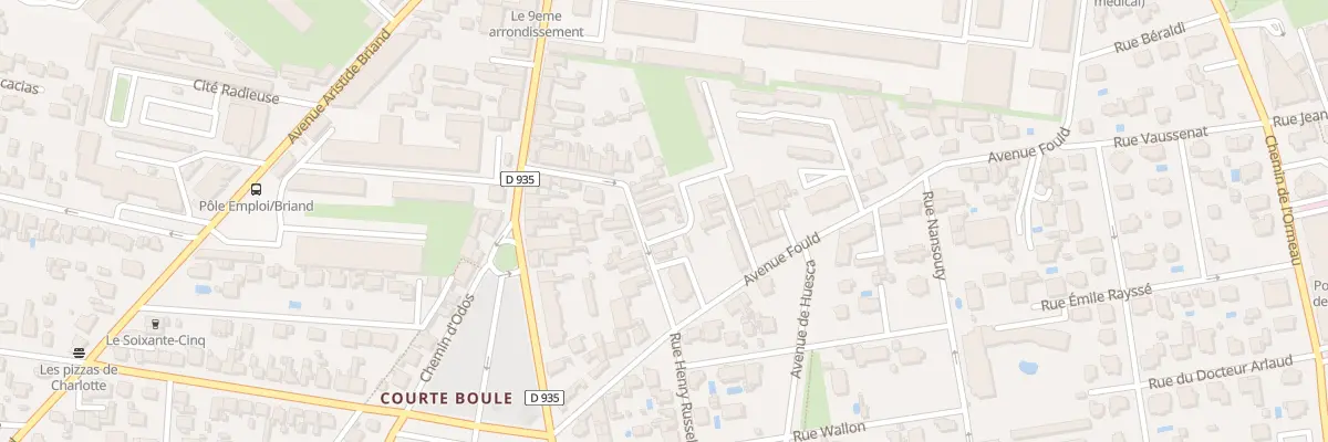Plan du 23 Rue de la Verrerie à Tarbes